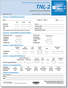 TNL-2 Examiner Record Booklet (25)